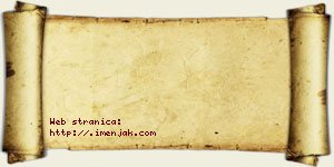 Jabuka Terzić vizit kartica